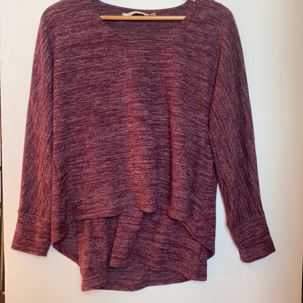 Soft Surroundings Hudson Top double layer sweater